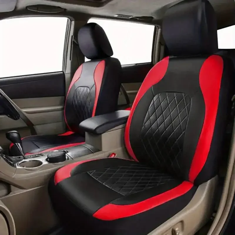 Sarung Jok Mobil Kulit Sinteti - Leather Car Seat Covers Full Set Universal ulasan dan harga