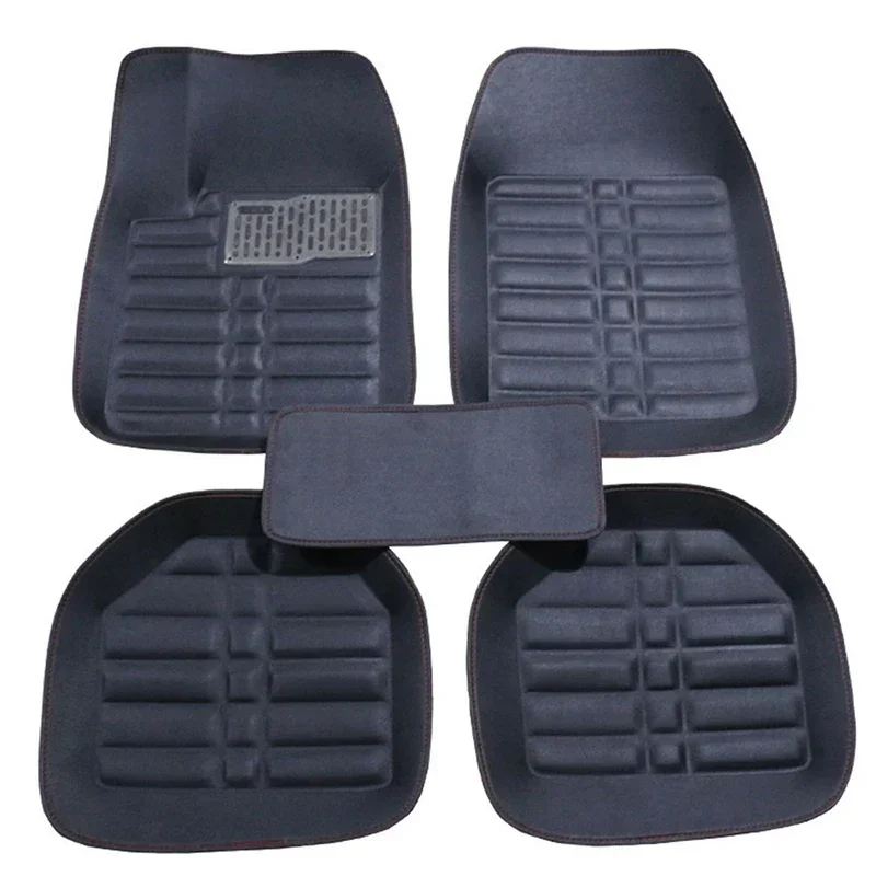 5 Buah Alas Kaki Otomatis Taha - Car Floor Mats Universal Waterproof Leather ulasan dan harga