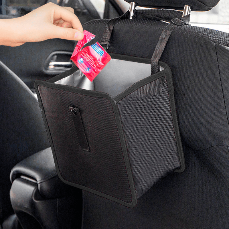 Tempat Sampah Mobil Tempat Sam - Waterproof Car Trash Can With Lid ulasan dan harga