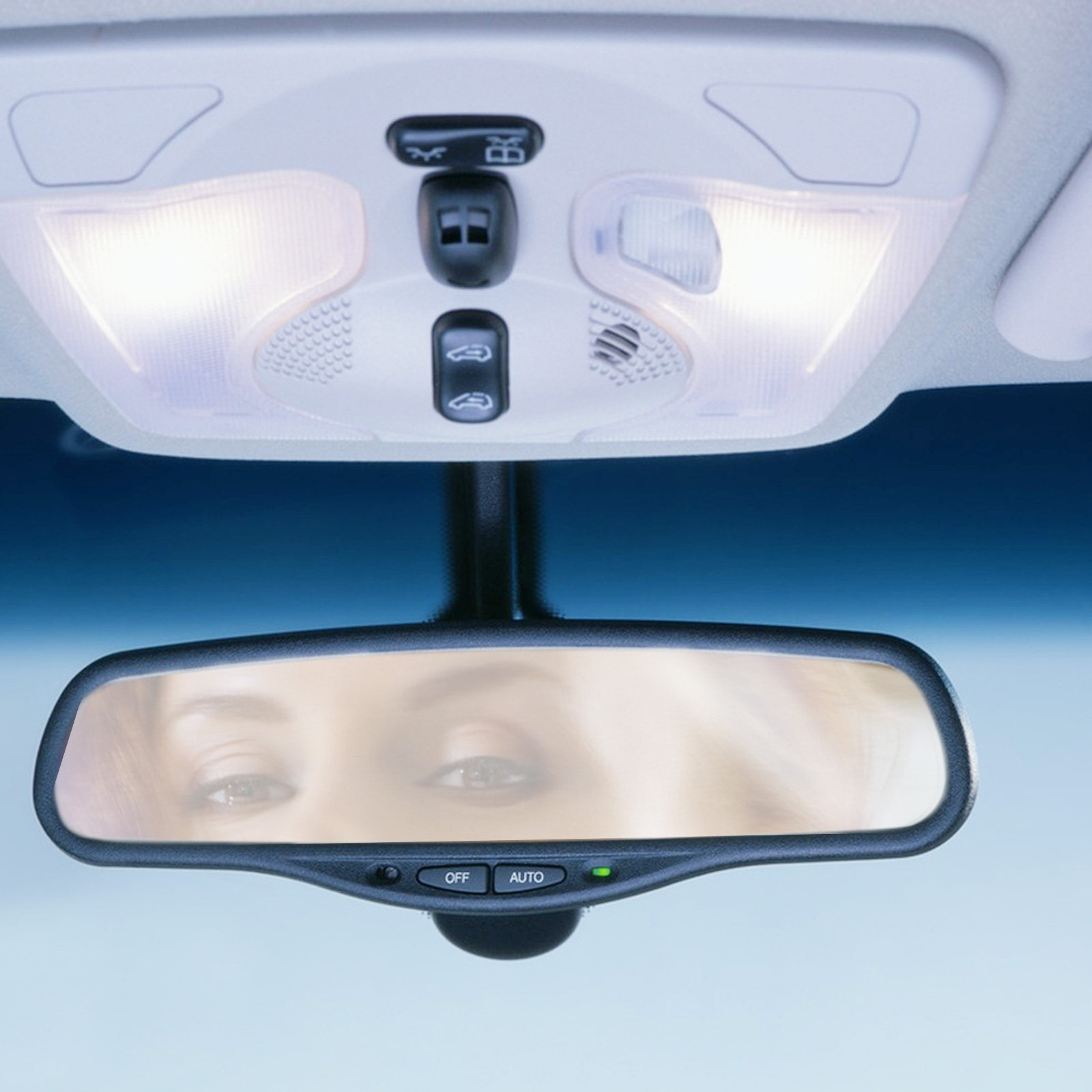 1 Set Film Anti-Kabut untuk Ka - Anti Glare Car Rearview Mirror Film ulasan dan harga