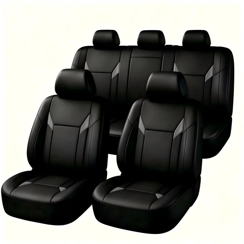 Sarung Jok Mobil Kulit PU Univ - Leather Car Seat Covers Full Set Universal ulasan dan harga