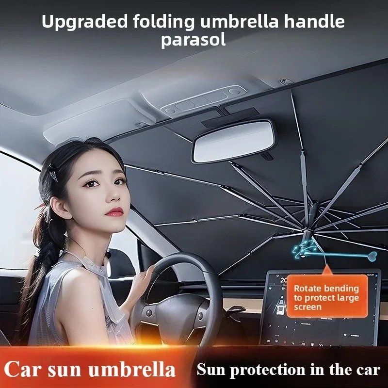 Payung Pelindung Matahari Mobi - Car Sunshade Windshield Umbrella Foldable ulasan dan harga