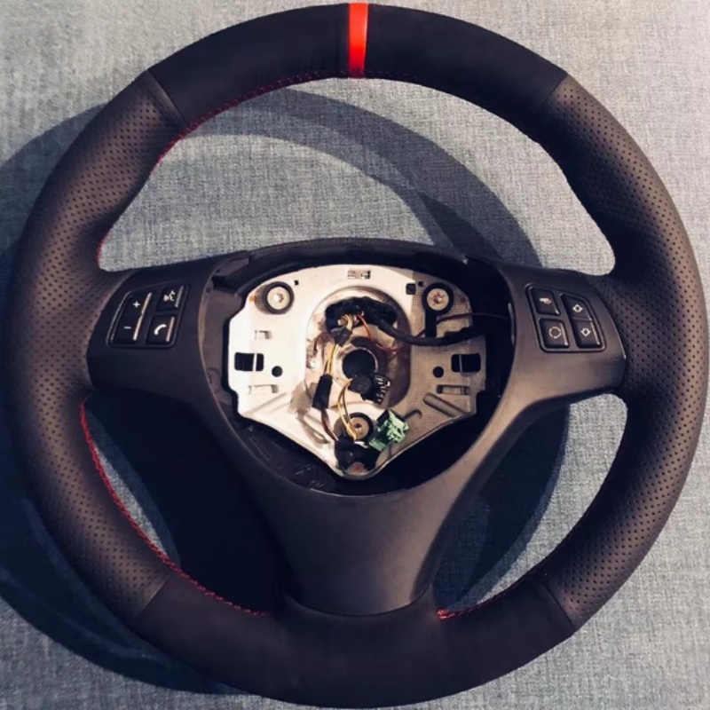 Sarung Setir Mobil Kulit Suede - Car Steering Wheel Cover Anti Slip Breathable ulasan dan harga