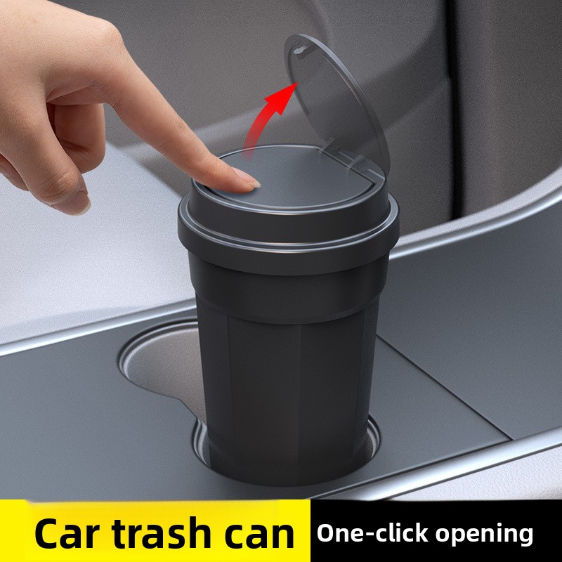 Tempat Sampah Mobil Bentuk Tem - Waterproof Car Trash Can With Lid ulasan dan harga