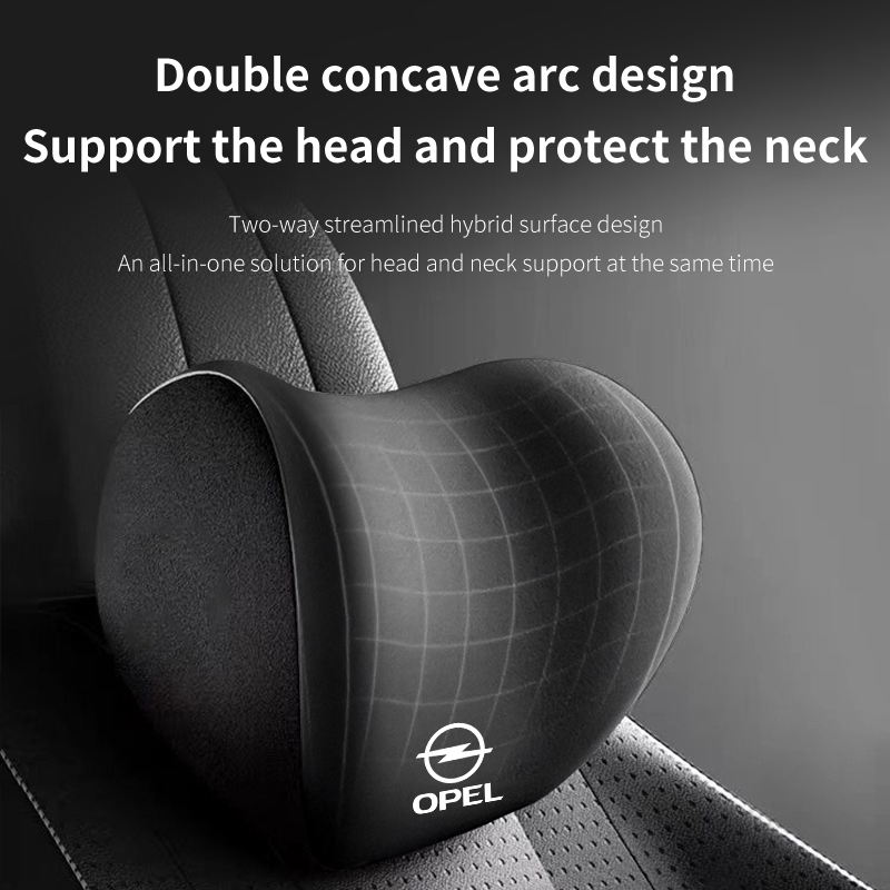 Bantal Leher Sandaran Kepala M - Memory Foam Car Neck Pillow Lumbar Support ulasan dan harga