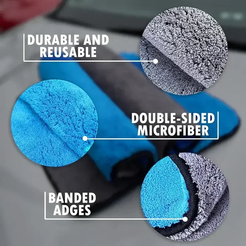 Handuk Pembersih Serat Mikro E - Microfiber Car Drying Towel Super Absorbent ulasan dan harga