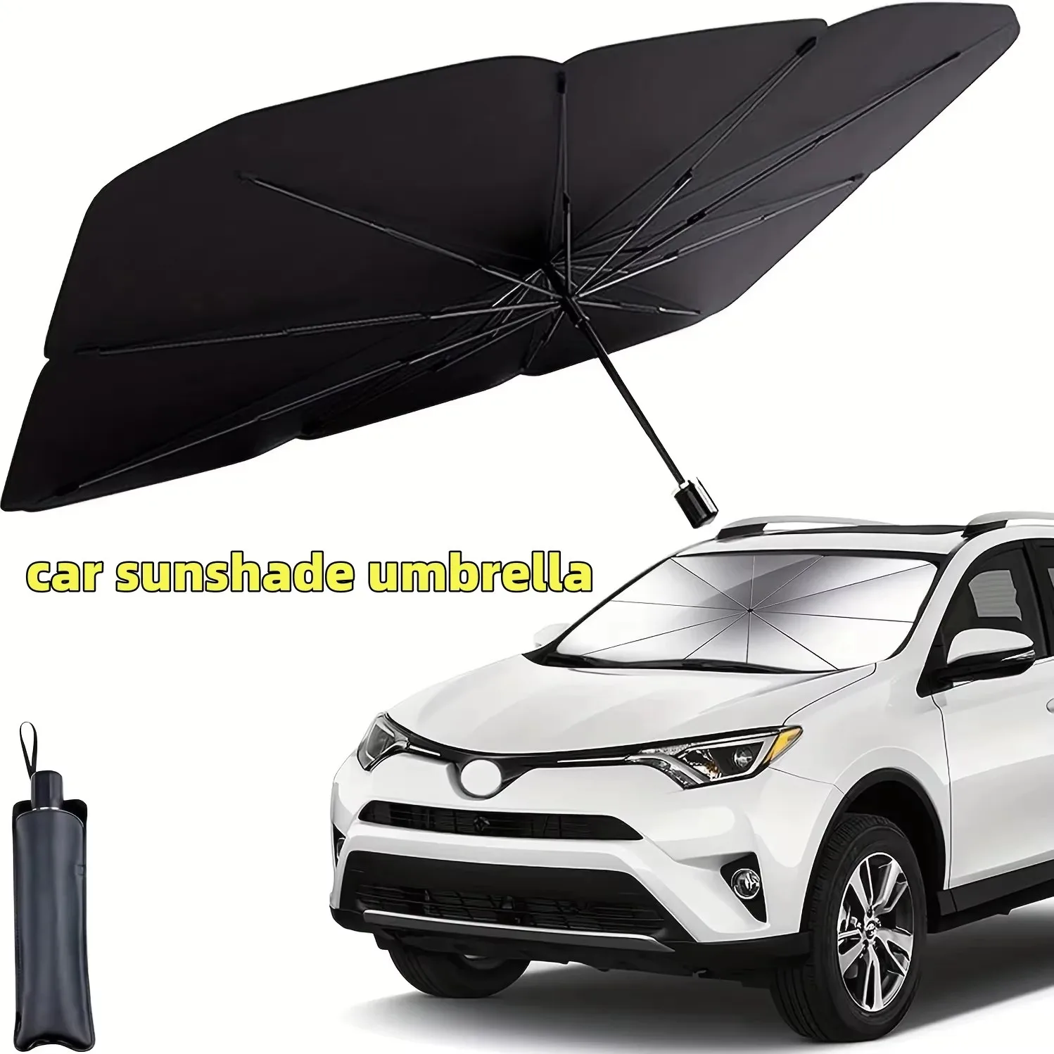 Penutup Depan Mobil Lipat Serb - Car Sunshade Windshield Umbrella Foldable ulasan dan harga