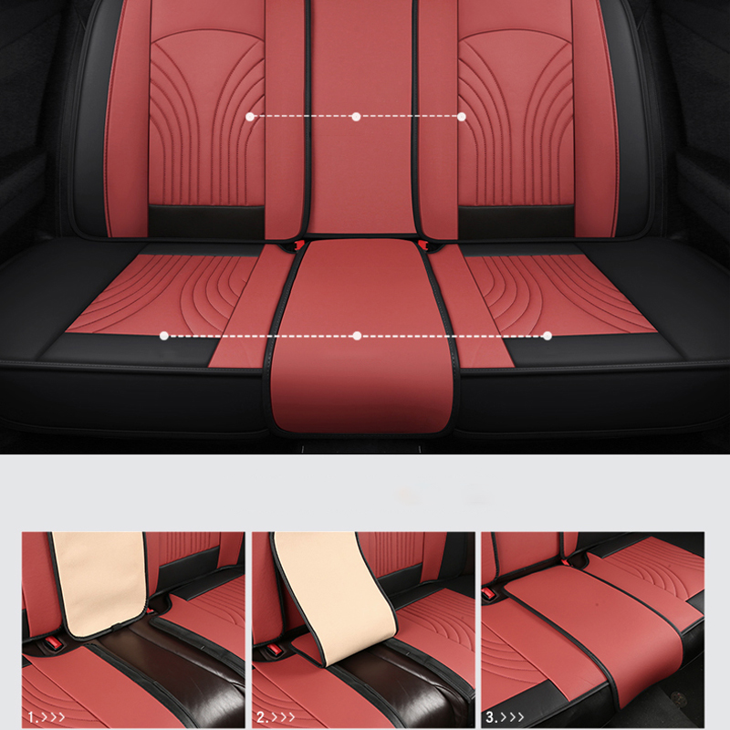 Sarung Jok Mobil untuk Changan - Leather Car Seat Covers Full Set Universal ulasan dan harga