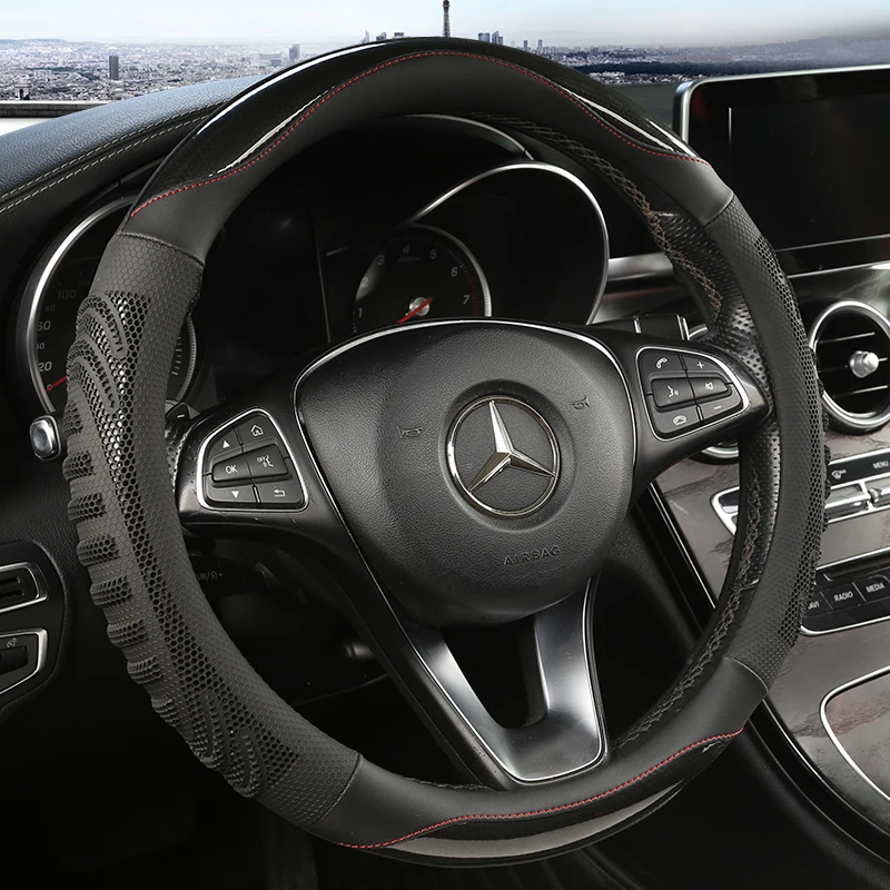 Penutup Roda Kemudi Mobil Sara - Car Steering Wheel Cover Anti Slip Breathable ulasan dan harga