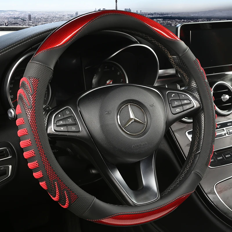 Penutup Roda Kemudi Mobil Sara - Car Steering Wheel Cover Anti Slip Breathable ulasan dan harga