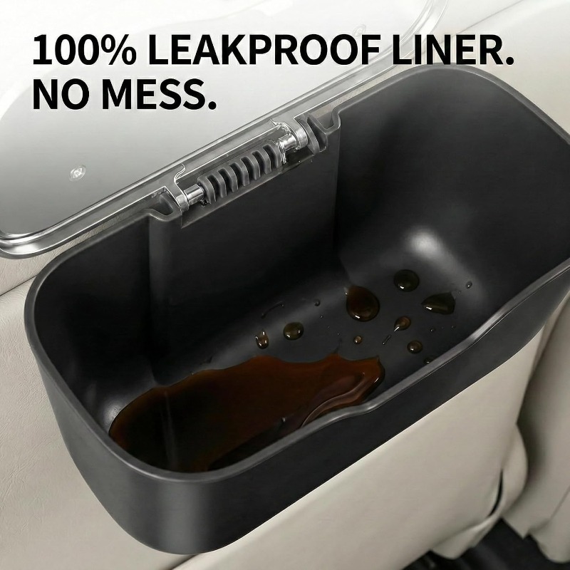 Tempat Sampah Mobil dengan Tut - Waterproof Car Trash Can With Lid ulasan dan harga