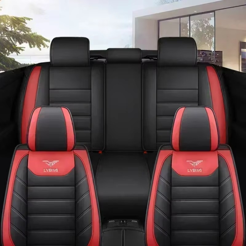 Sarung Jok Mobil Premium Kulit - Leather Car Seat Covers Full Set Universal ulasan dan harga