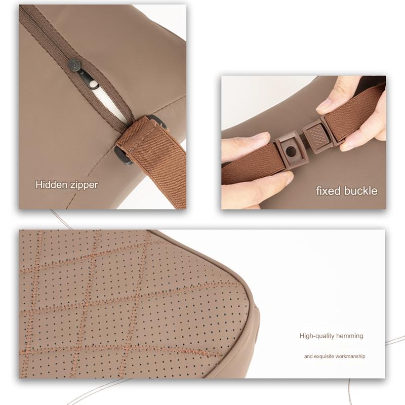 Sandaran kepala kulit mobil, U - Memory Foam Car Neck Pillow Lumbar Support ulasan dan harga