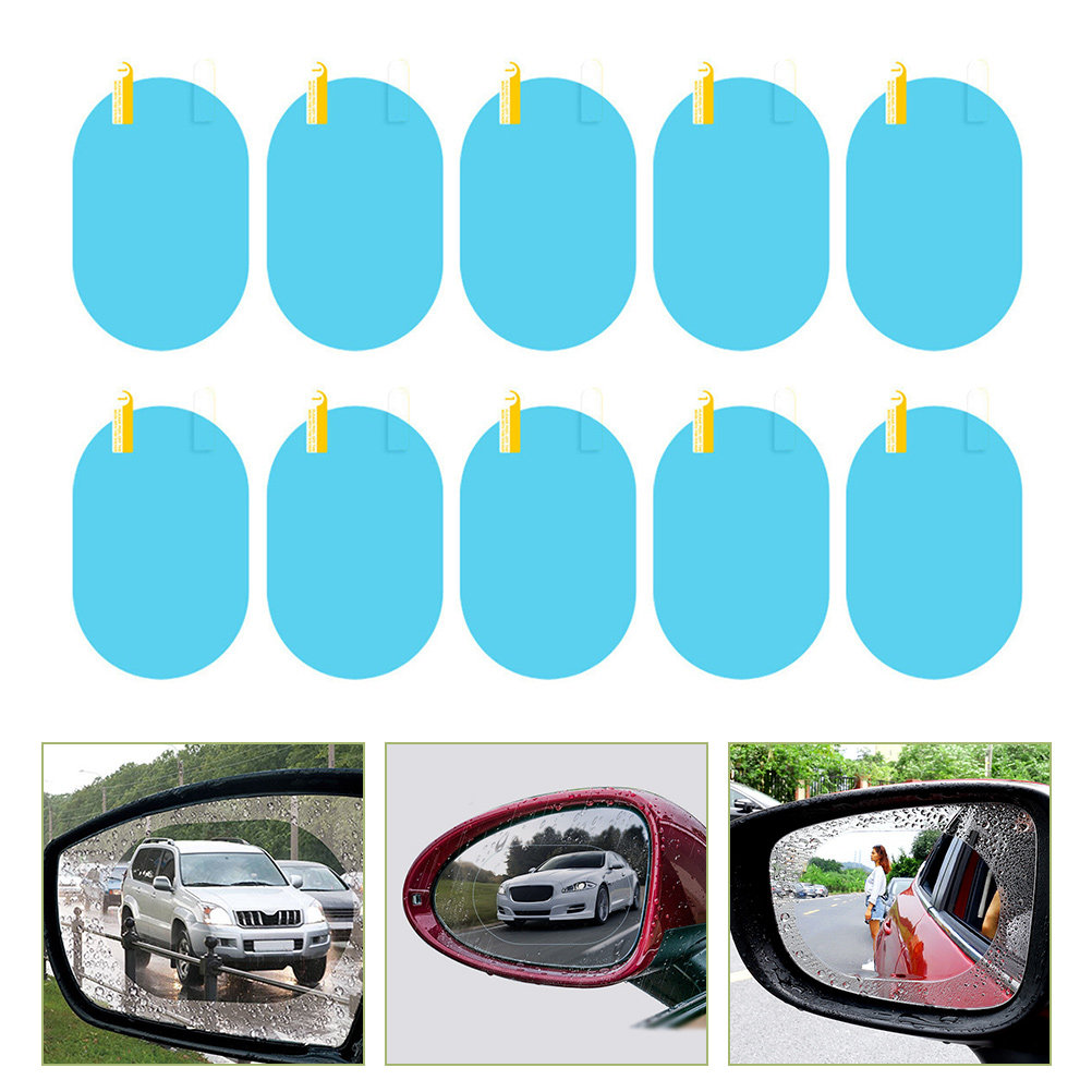 5 Pasang Film Anti Hujan untuk - Anti Glare Car Rearview Mirror Film ulasan dan harga