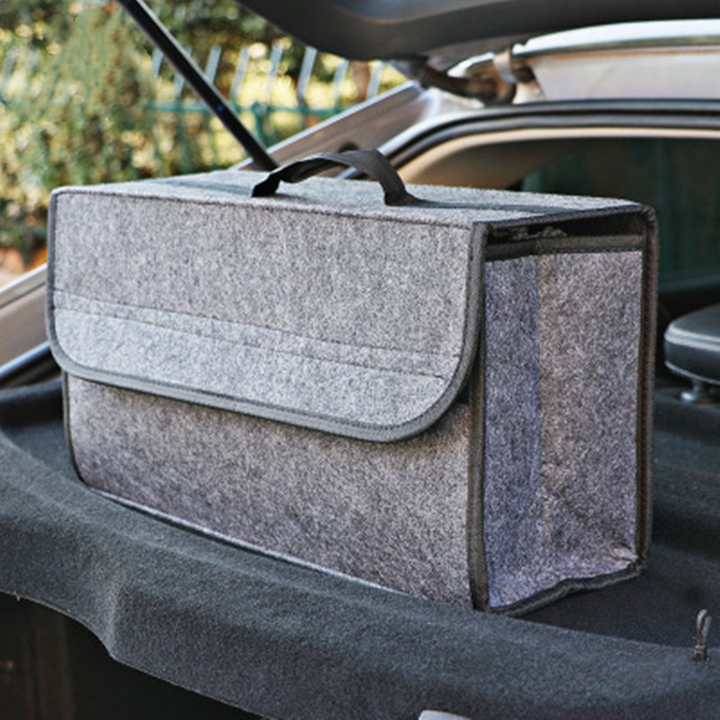 Tahan Api Mobil Wol Lembut Mer - Car Trunk Organizer Foldable Storage Box ulasan dan harga