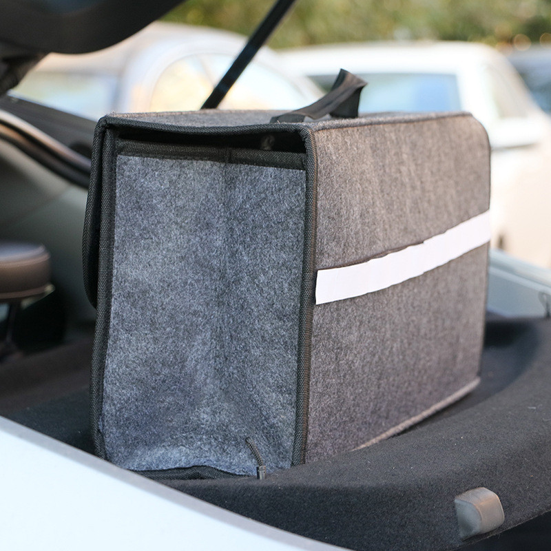 Tahan Api Mobil Wol Lembut Mer - Car Trunk Organizer Foldable Storage Box ulasan dan harga