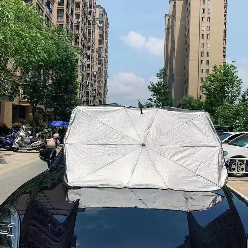 Payung Penutup Kaca Depan Mobi - Car Sunshade Windshield Umbrella Foldable ulasan dan harga