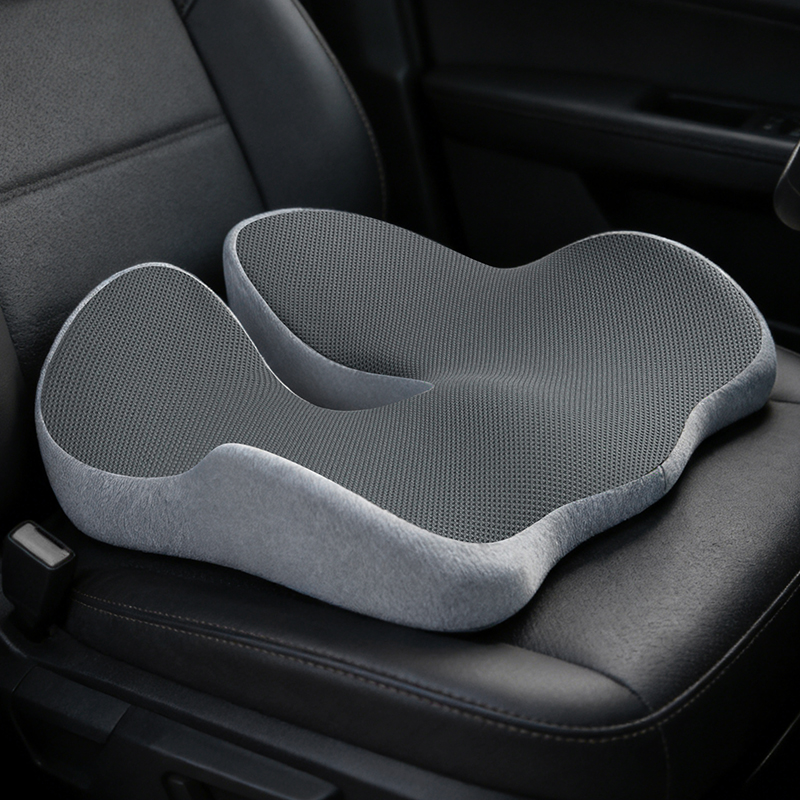 Bantal Kursi Mobil Busa Memori - Memory Foam Car Neck Pillow Lumbar Support ulasan dan harga