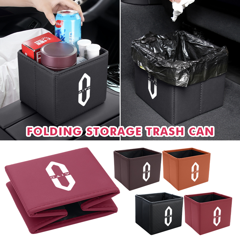 Tempat Sampah Mobil Tas Organi - Waterproof Car Trash Can With Lid ulasan dan harga