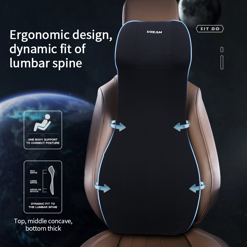Bantal sandaran kepala mobil,  - Memory Foam Car Neck Pillow Lumbar Support ulasan dan harga