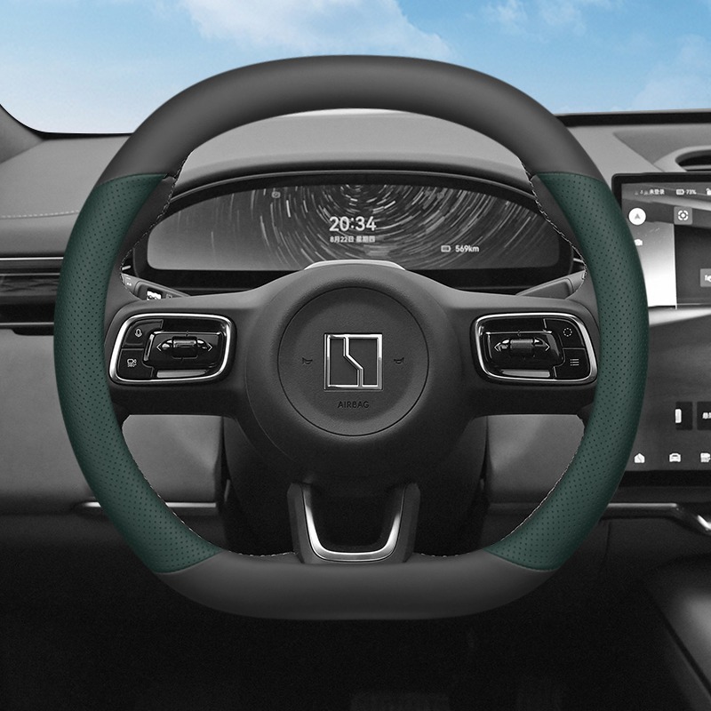 Untuk ZEEKR 7X 2024 2025 2026  - Car Steering Wheel Cover Anti Slip Breathable ulasan dan harga