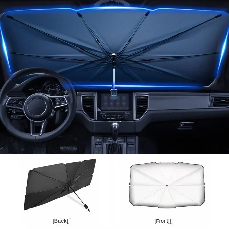 Penutup Kaca Depan Mobil, Tipe - Car Sunshade Windshield Umbrella Foldable ulasan dan harga