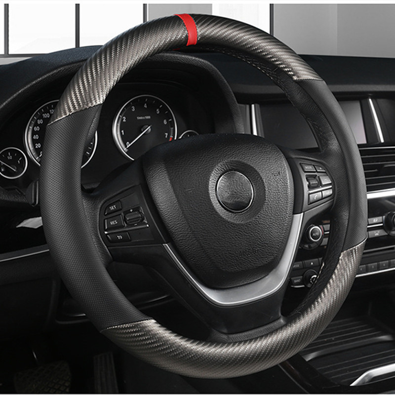 Sarung kemudi mobil Universal, - Car Steering Wheel Cover Anti Slip Breathable ulasan dan harga