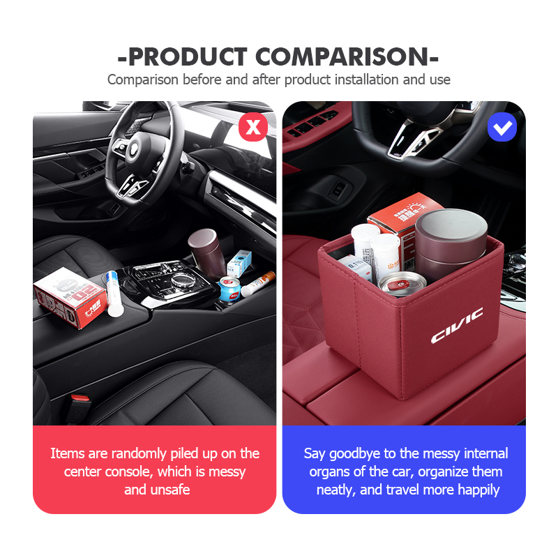 Tempat Sampah Mobil Tas Organi - Waterproof Car Trash Can With Lid ulasan dan harga