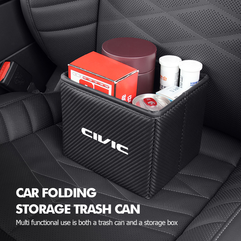 Tempat Sampah Mobil Tas Organi - Waterproof Car Trash Can With Lid ulasan dan harga