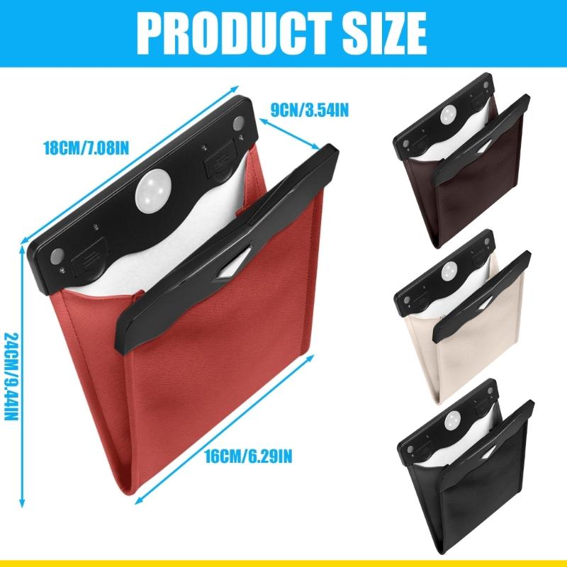 SZCH Tempat Sampah Kulit PU Te - Waterproof Car Trash Can With Lid ulasan dan harga
