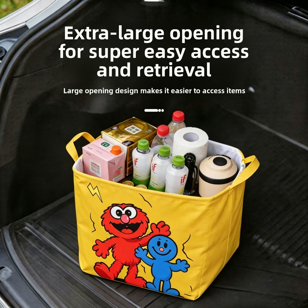 1 buah Kotak Penyimpanan Bagas - Car Trunk Organizer Foldable Storage Box ulasan dan harga
