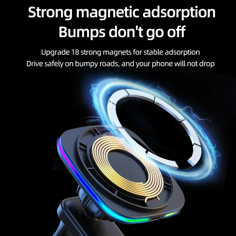 Pengisi Daya Nirkabel Magnetik - Magnetic Phone Holder For Car Vent ulasan dan harga