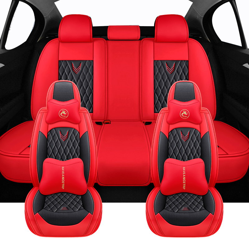 Set Lengkap Penutup Kursi Mobi - Leather Car Seat Covers Full Set Universal ulasan dan harga