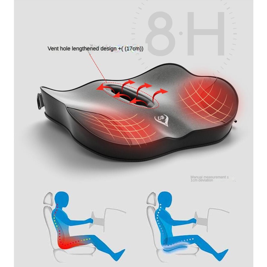 Busa Memori Bantal Kursi Kanto - Memory Foam Car Neck Pillow Lumbar Support ulasan dan harga