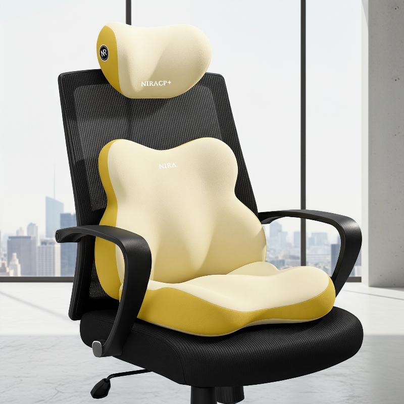 Set Bantal Penyangga Punggung  - Memory Foam Car Neck Pillow Lumbar Support ulasan dan harga