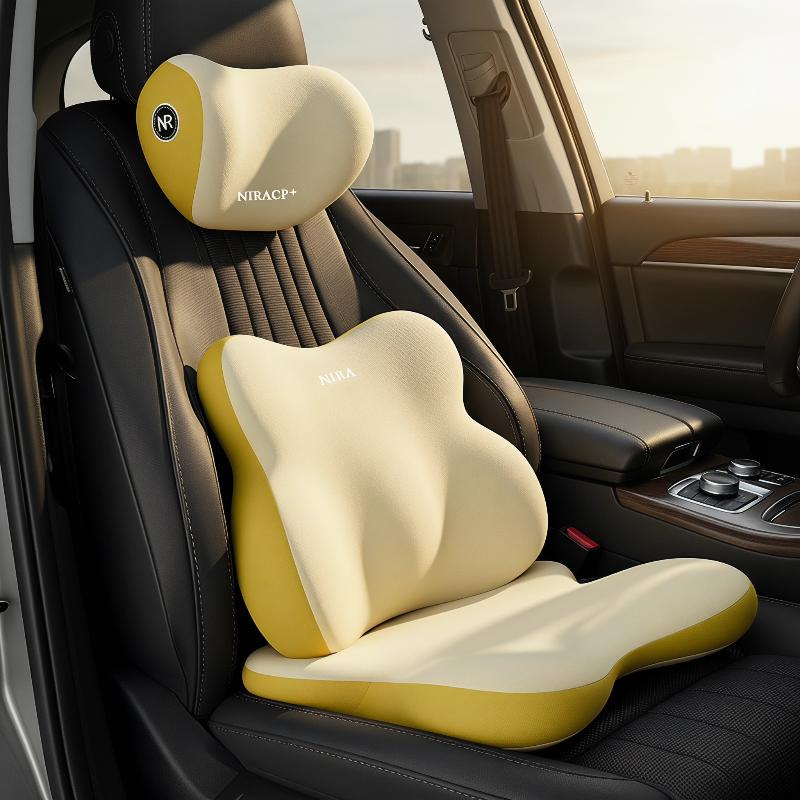 Set Bantal Penyangga Punggung  - Memory Foam Car Neck Pillow Lumbar Support ulasan dan harga