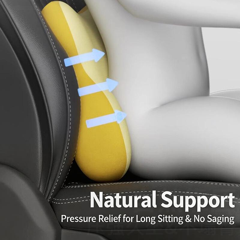 Set Bantal Penyangga Punggung  - Memory Foam Car Neck Pillow Lumbar Support ulasan dan harga