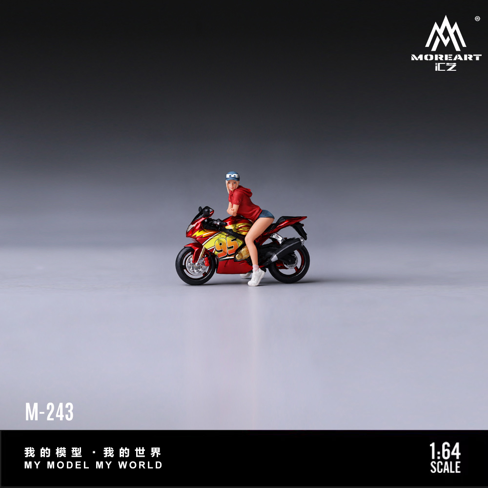 MoreArt 1:64 Model Motor Resin - Motorcycle Parts ulasan dan harga