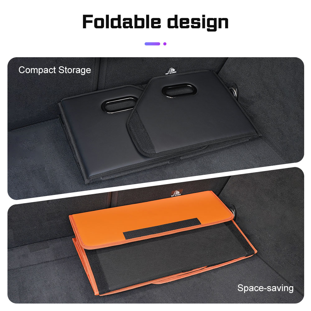 Untuk BYD Denza B5 B8 EV D9 DM - Car Trunk Organizer Foldable Storage Box ulasan dan harga
