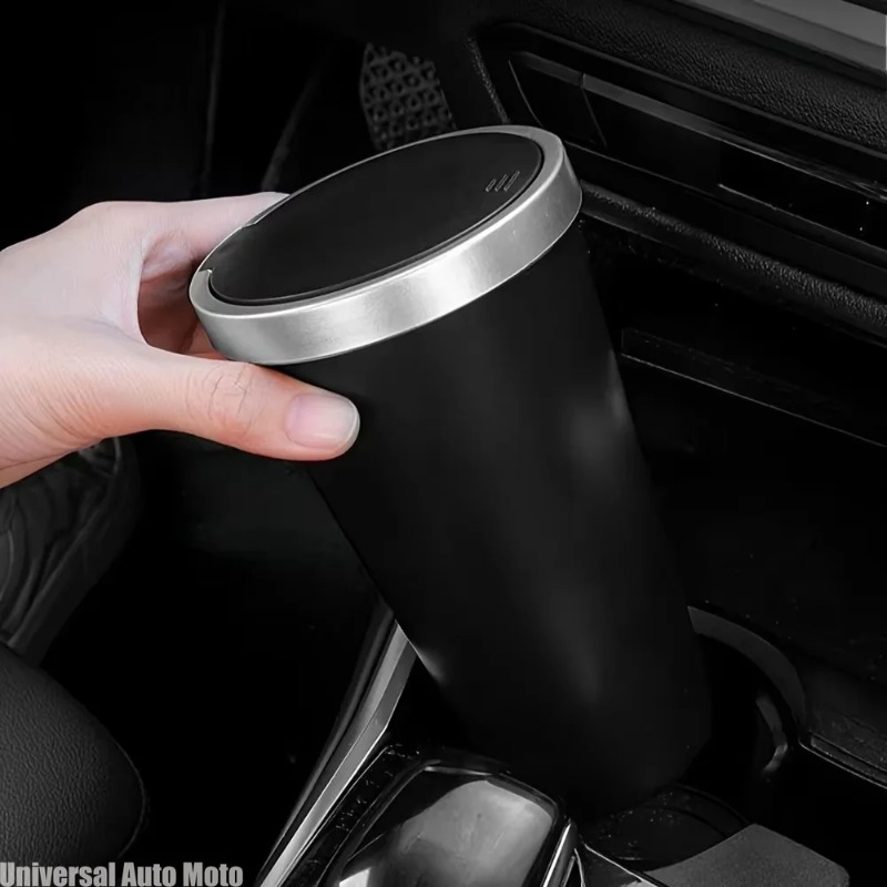 Tempat Sampah Mobil Mini ABS A - Waterproof Car Trash Can With Lid ulasan dan harga