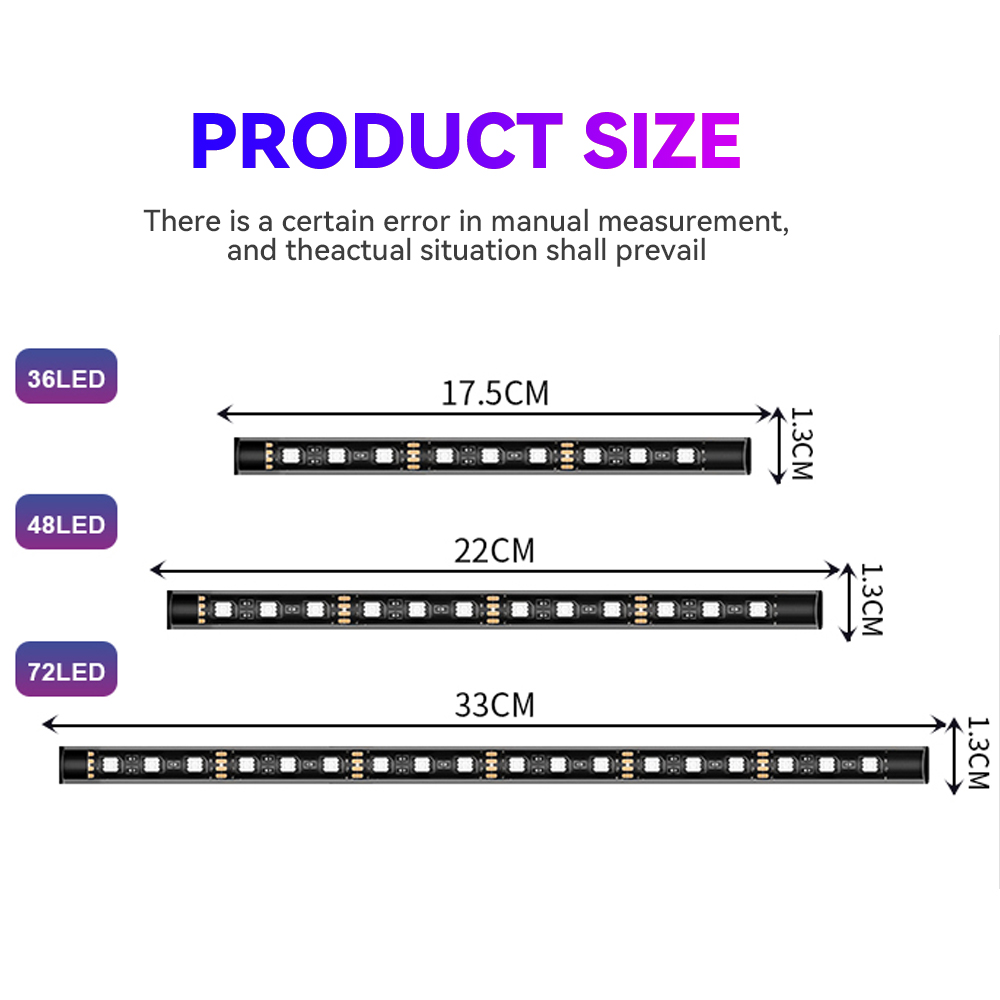 Lampu Strip kaki Interior mobi - Led Ambient Interior Car Lights App Control ulasan dan harga