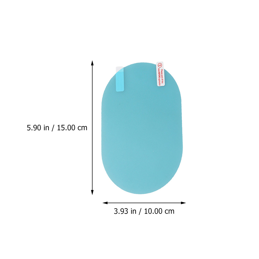 4 Pasang Stiker Pelindung Anti - Anti Glare Car Rearview Mirror Film ulasan dan harga