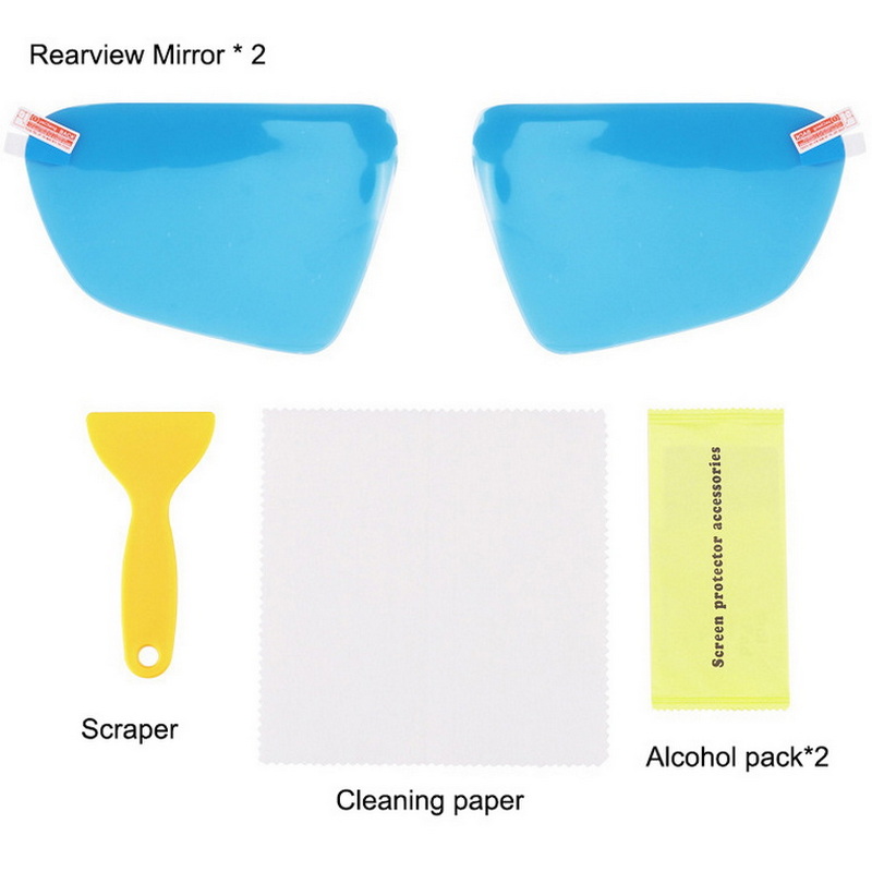 Kaca spion, 2 buah Film tahan  - Anti Glare Car Rearview Mirror Film ulasan dan harga