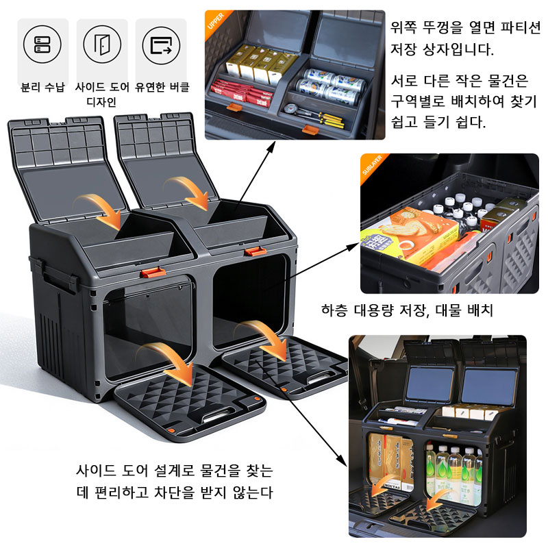 Kotak Penyimpanan Bagasi Mobil - Car Trunk Organizer Foldable Storage Box ulasan dan harga