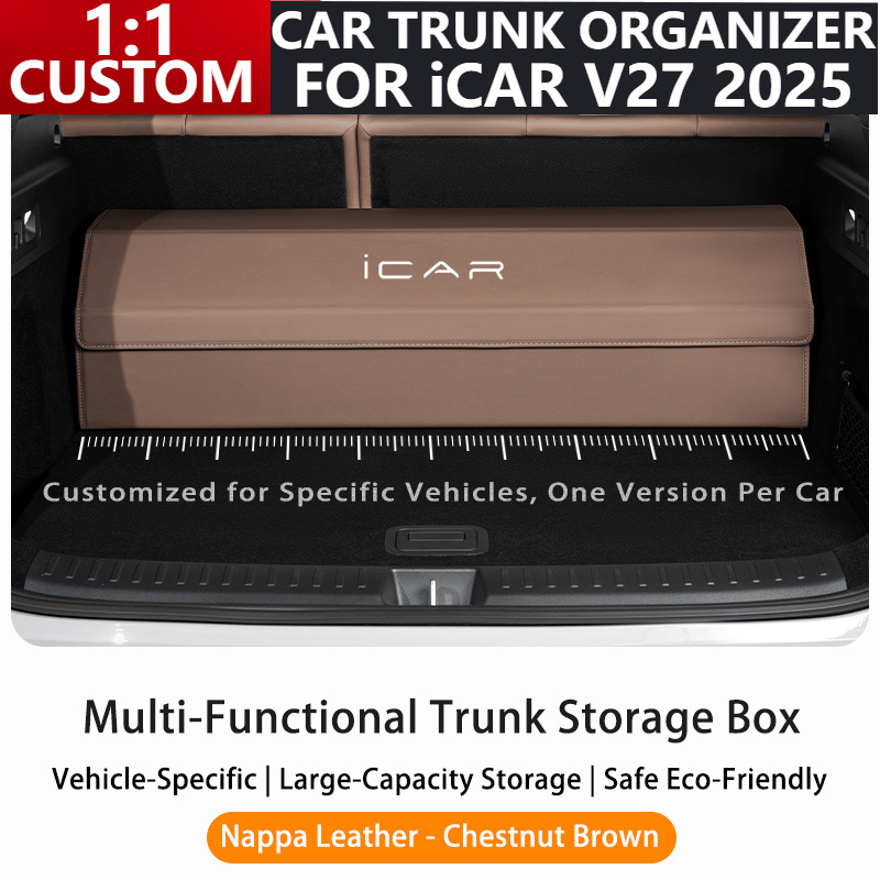 Untuk ‌ iCAR V27 ‌   Kotak Org - Car Trunk Organizer Foldable Storage Box ulasan dan harga