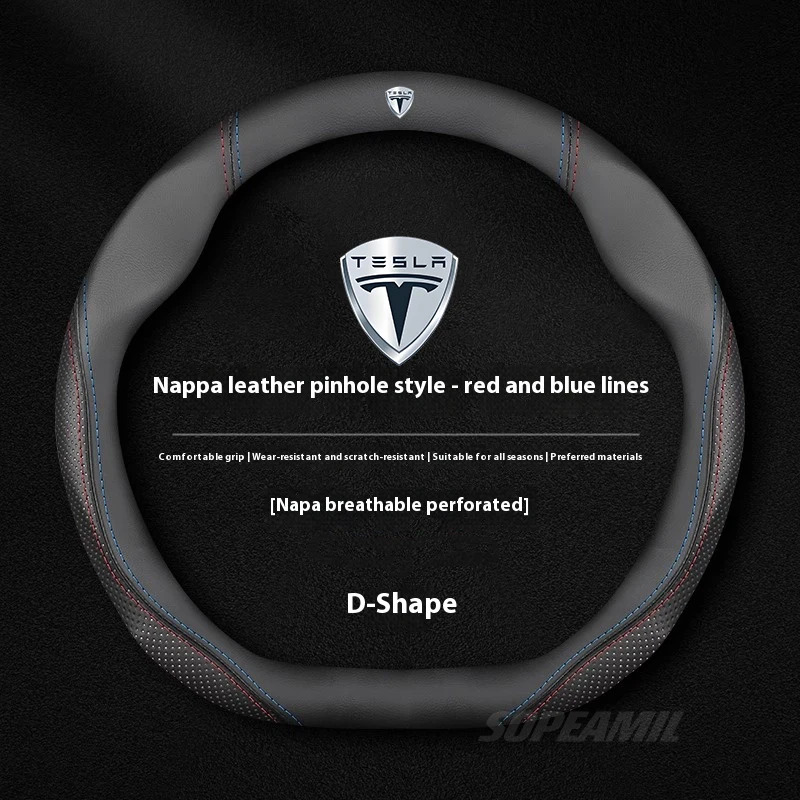 Tesla Model 3 Model Y Model S  - Car Steering Wheel Cover Anti Slip Breathable ulasan dan harga