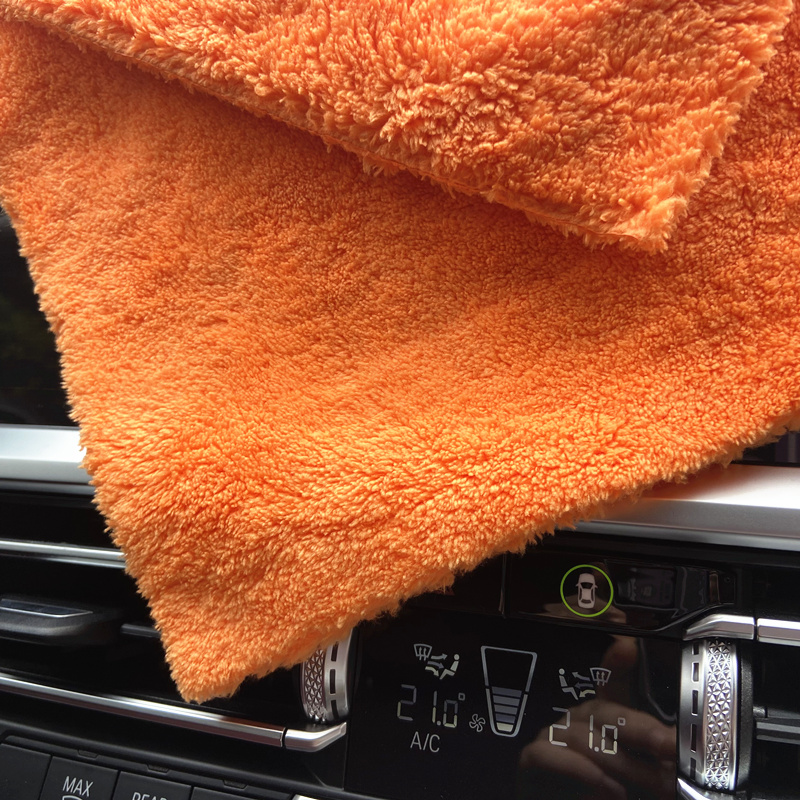 Lucullan 40X40Cm Oranye Super  - Microfiber Car Drying Towel Super Absorbent ulasan dan harga